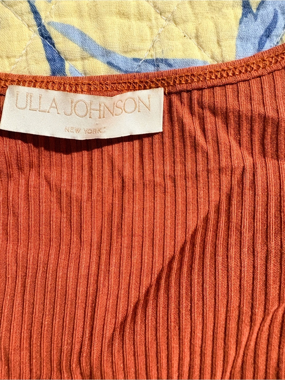 Ulla Johnson Orange Ruffled Tiered Dress for Kids - Picture 8 of 9